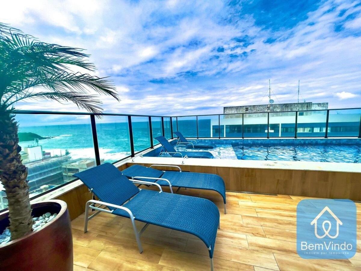Apartamento Com Linda Vista Mar No Smart Barra 2 Salvador Buitenkant foto